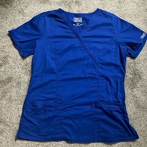 Cherokee size medium scrub top blue